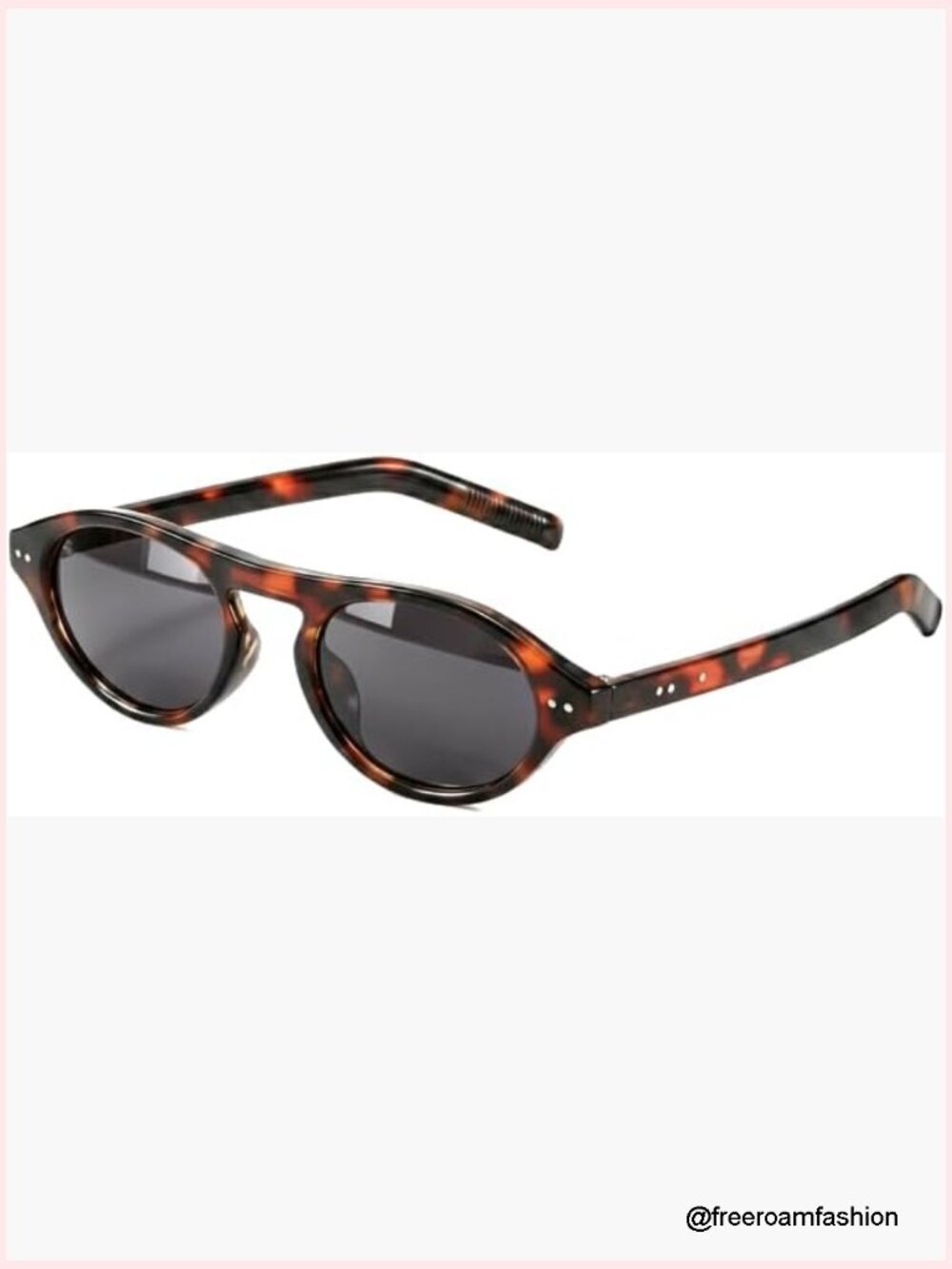 Retro Oval Sunglasses - UV400 Protection for Women Cat Eye Shades